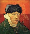 Selbst Porträt mit verbundenem Ohr Vincent van Gogh